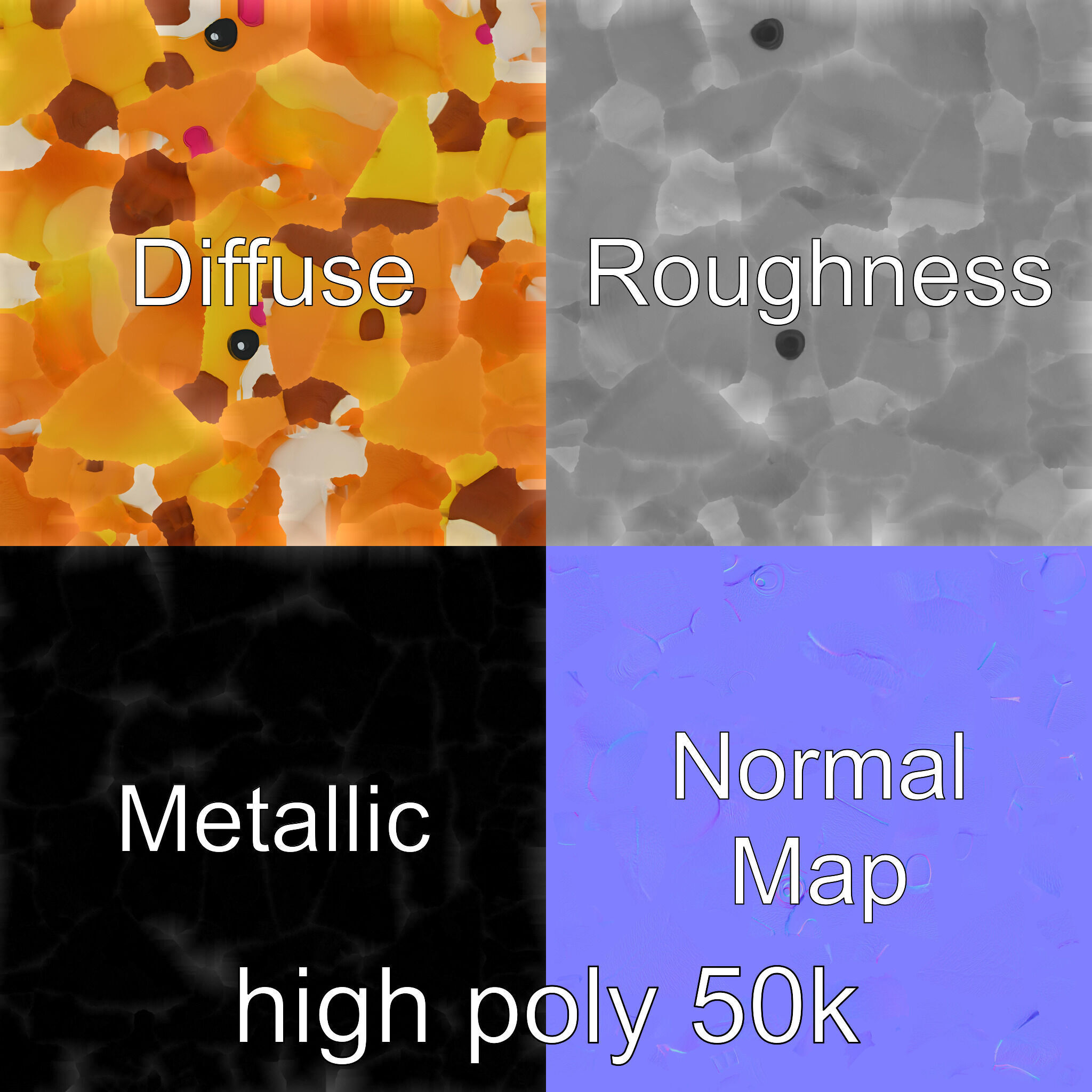 Cheerful Plush Toy Cuddly Model Pack Low-poly 3D model_3