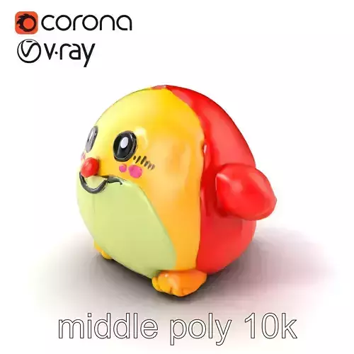 Whimsical Plush Toy Huggable Model Pack