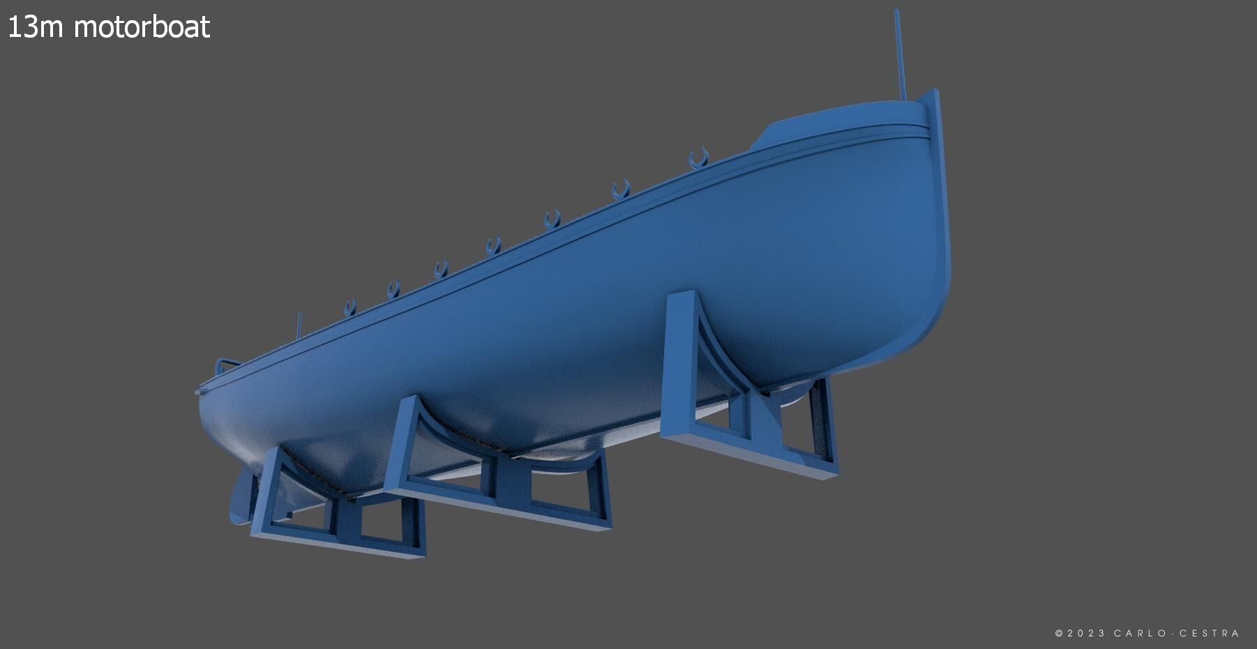 Boats kit for Littorio Class - Commercial license - 1-100 scale 3D print model_12