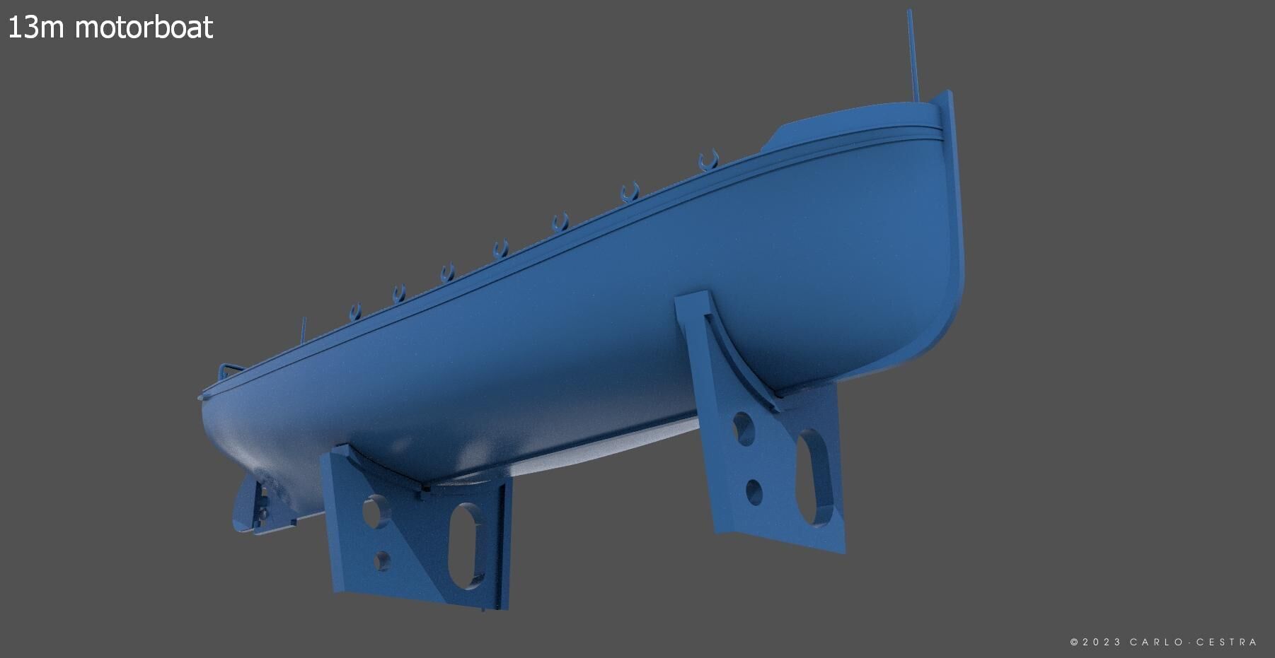 Boats kit for Littorio Class - Commercial license - 1-100 scale 3D print model_13