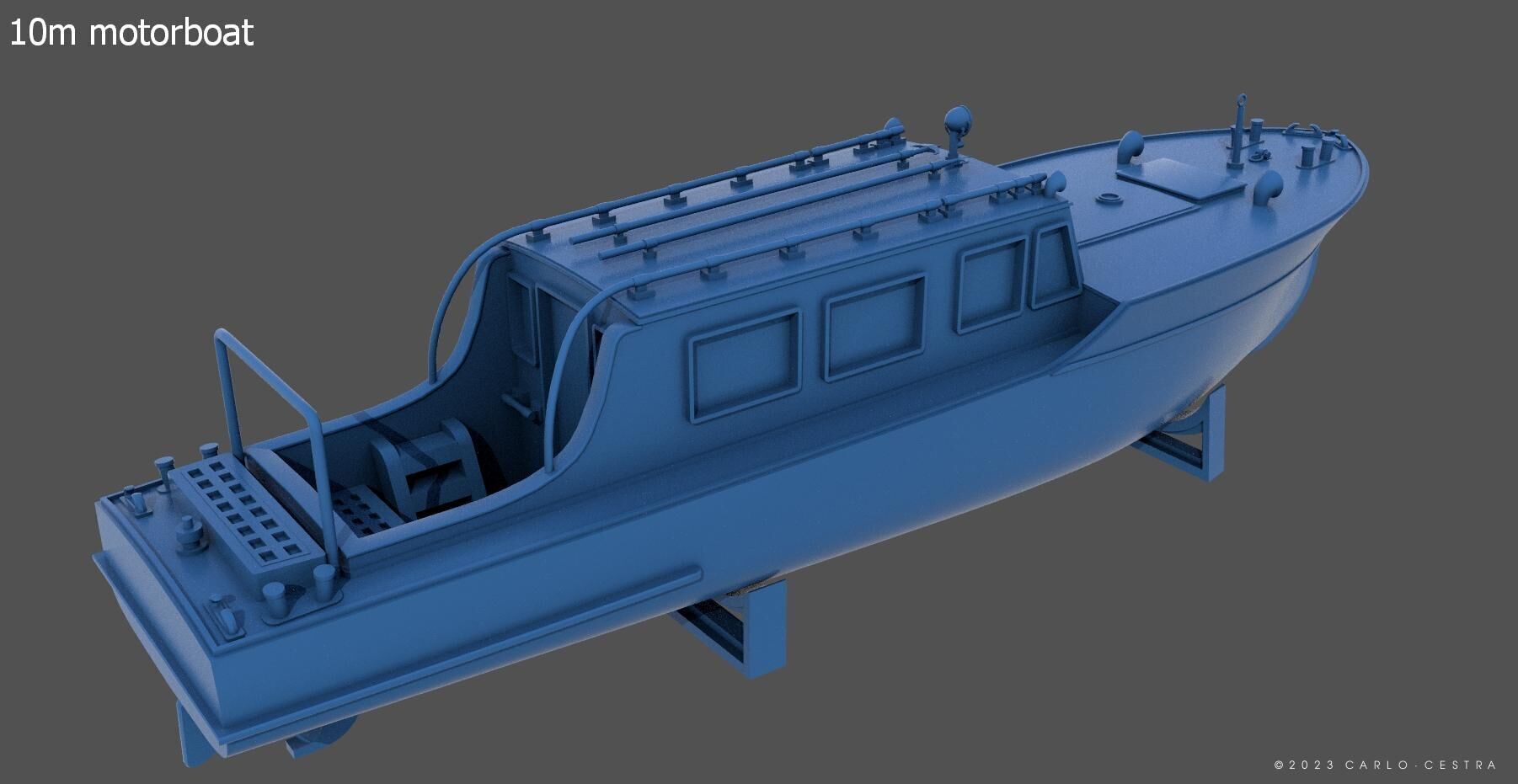 Boats kit for Littorio Class - Commercial license - 1-100 scale 3D print model_22