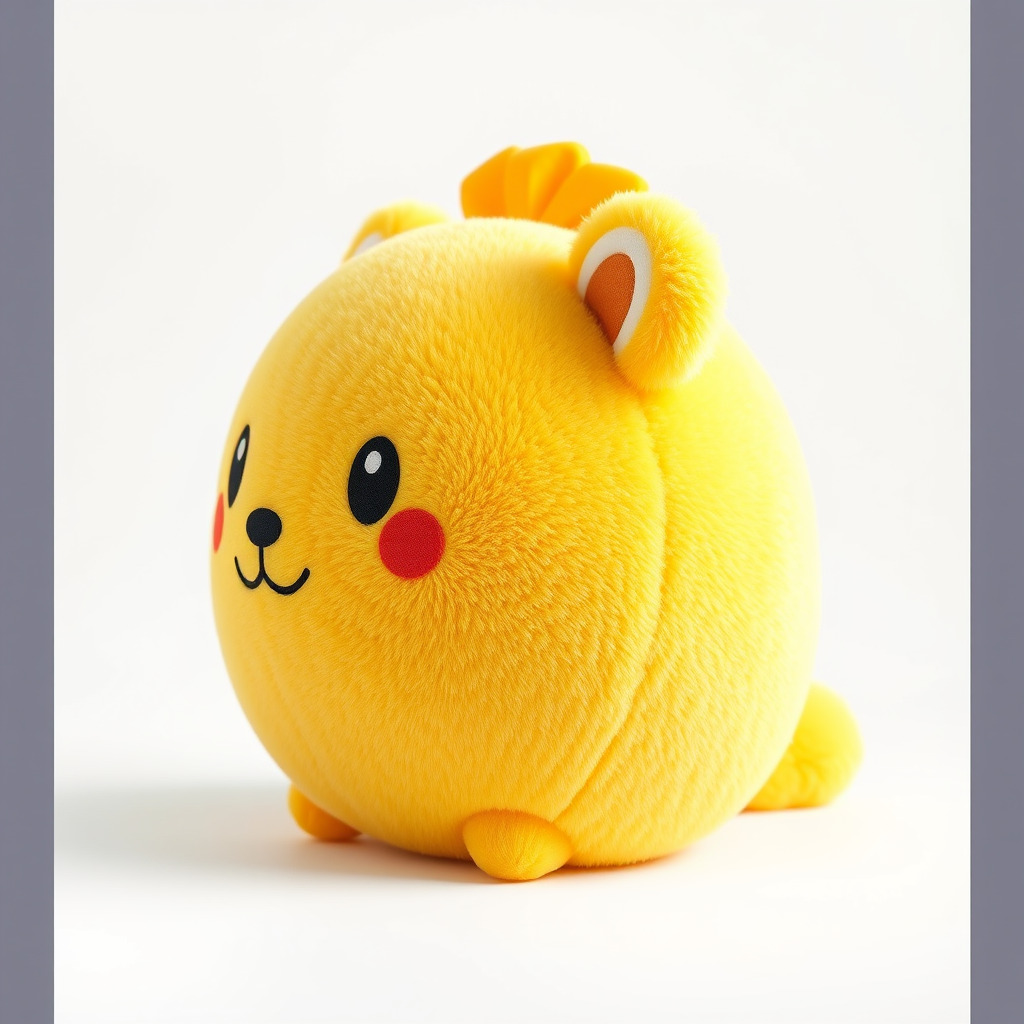 Cute Plush Toy Model Pack Low-poly 3D model_3