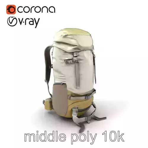 Ergonomic Trekking Rucksack with Lumbar Support model pack