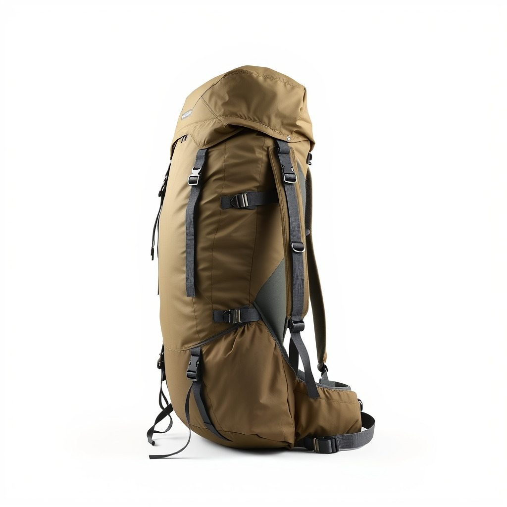 Ultralight Mountaineering Backpack model pack Low-poly 3D model_4