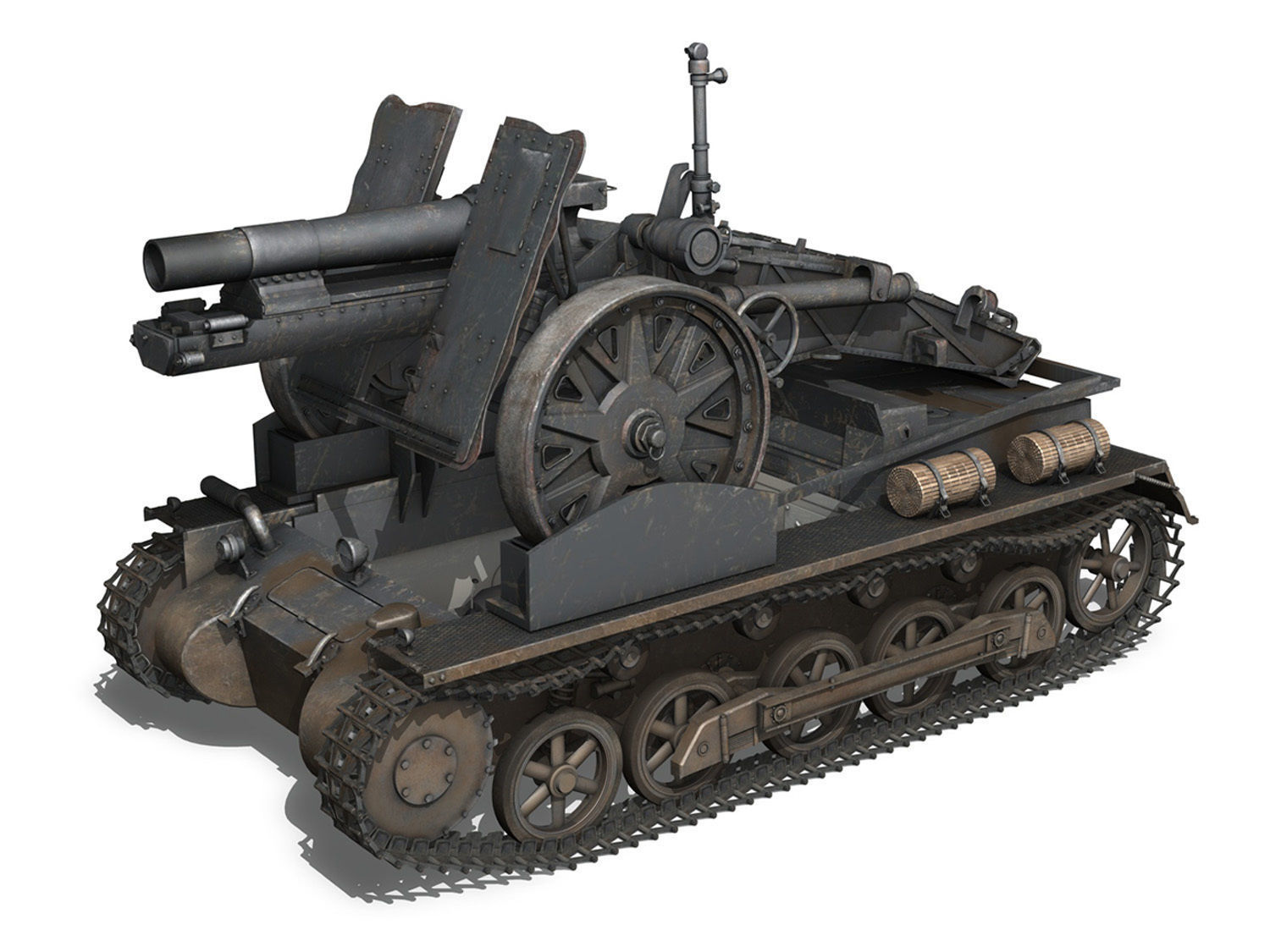 Early german WWII Tanks - Collection 3D model_20