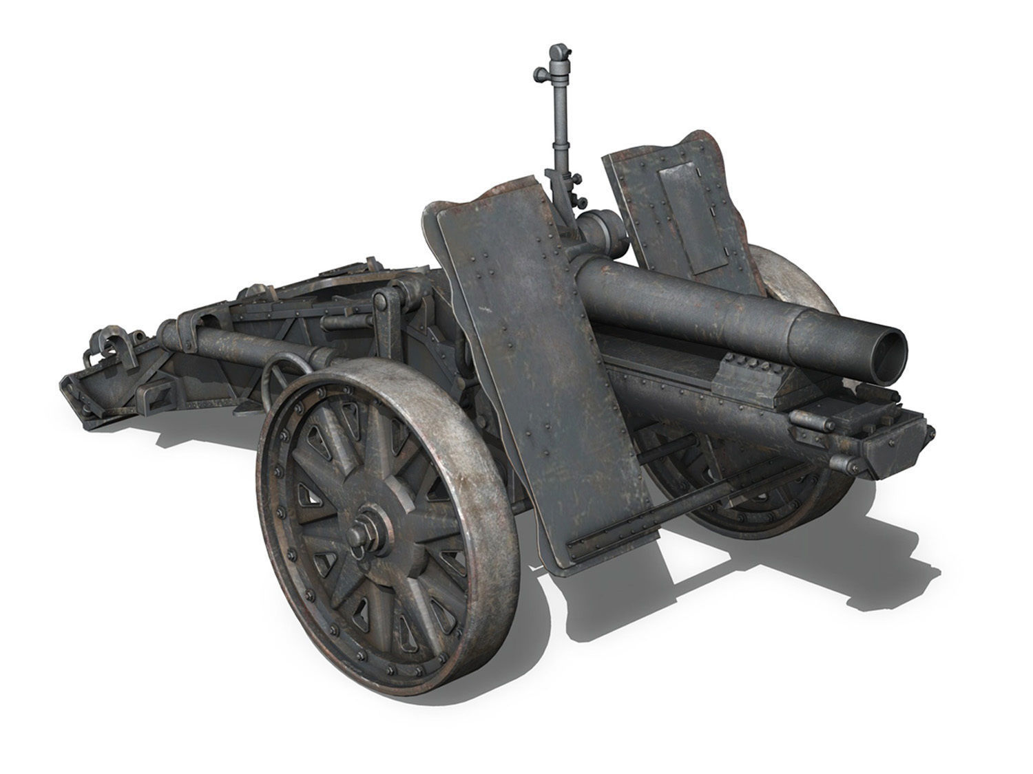 Early german WWII Tanks - Collection 3D model_24