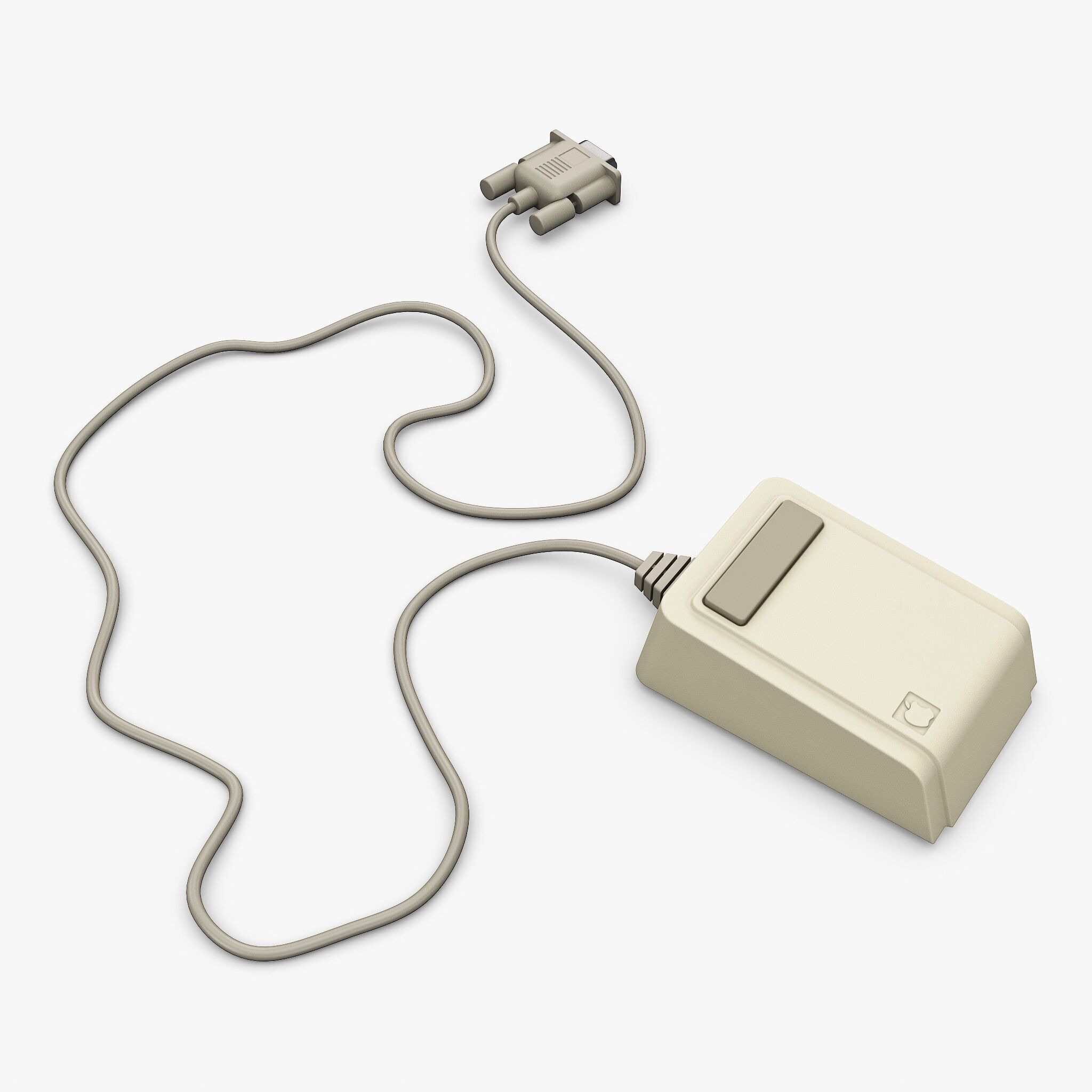 Apple Lisa A9M0050 Mouse Vintage 1983-1984 M 1 3D model_3