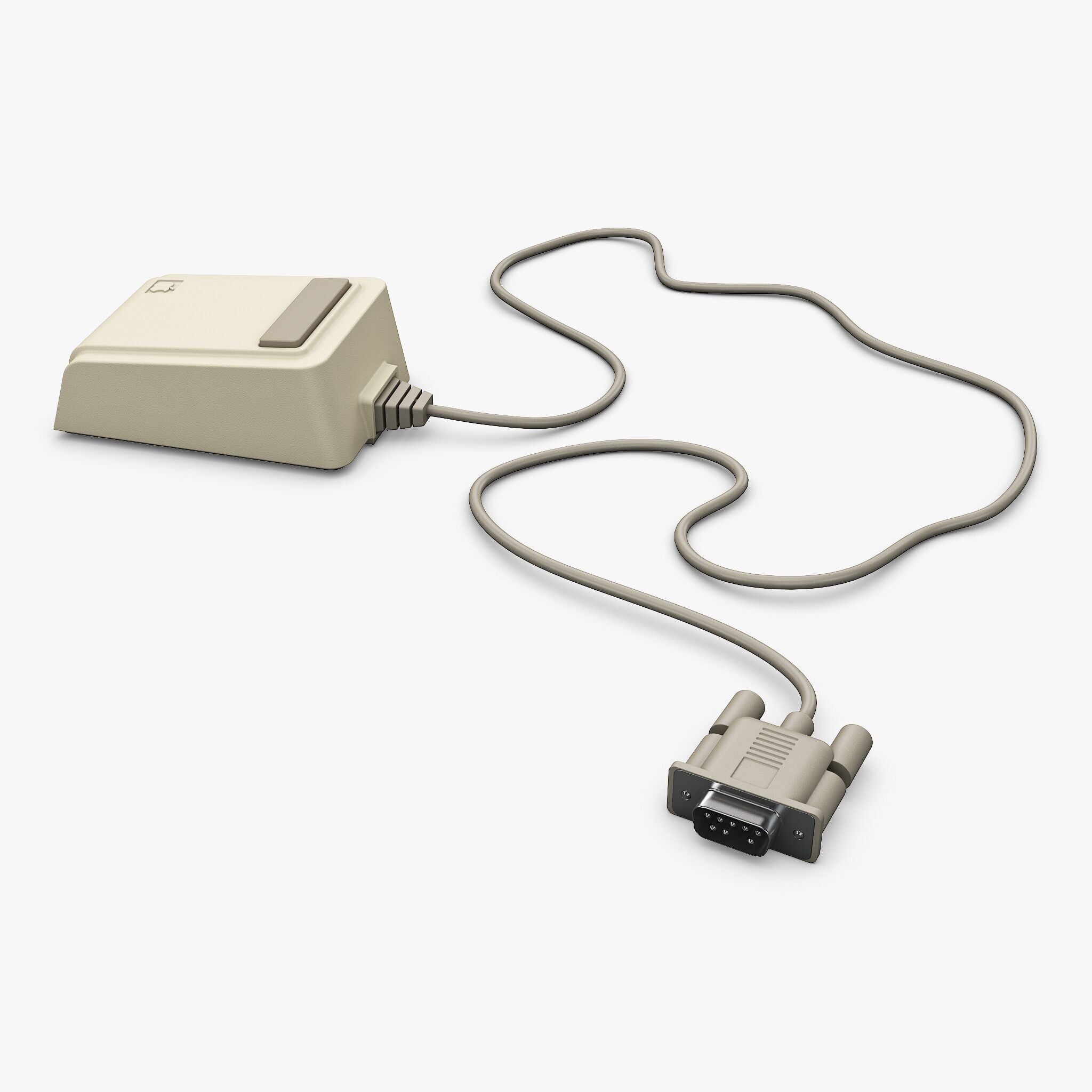 Apple Lisa A9M0050 Mouse Vintage 1983-1984 M 1 3D model_4