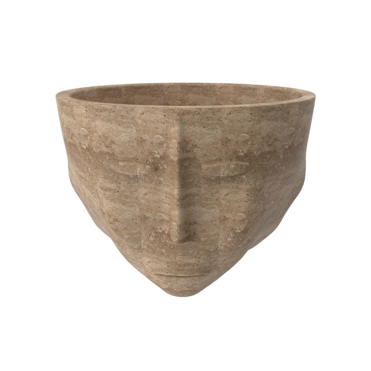 Three faces one vase 3D model_26