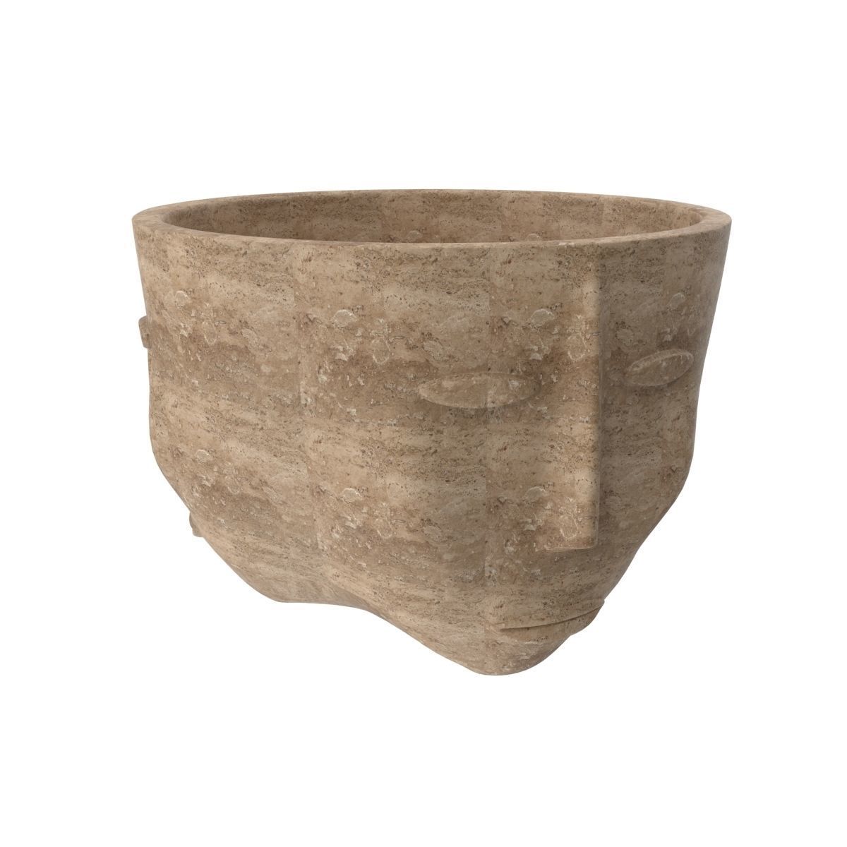 Three faces one vase 3D model_17