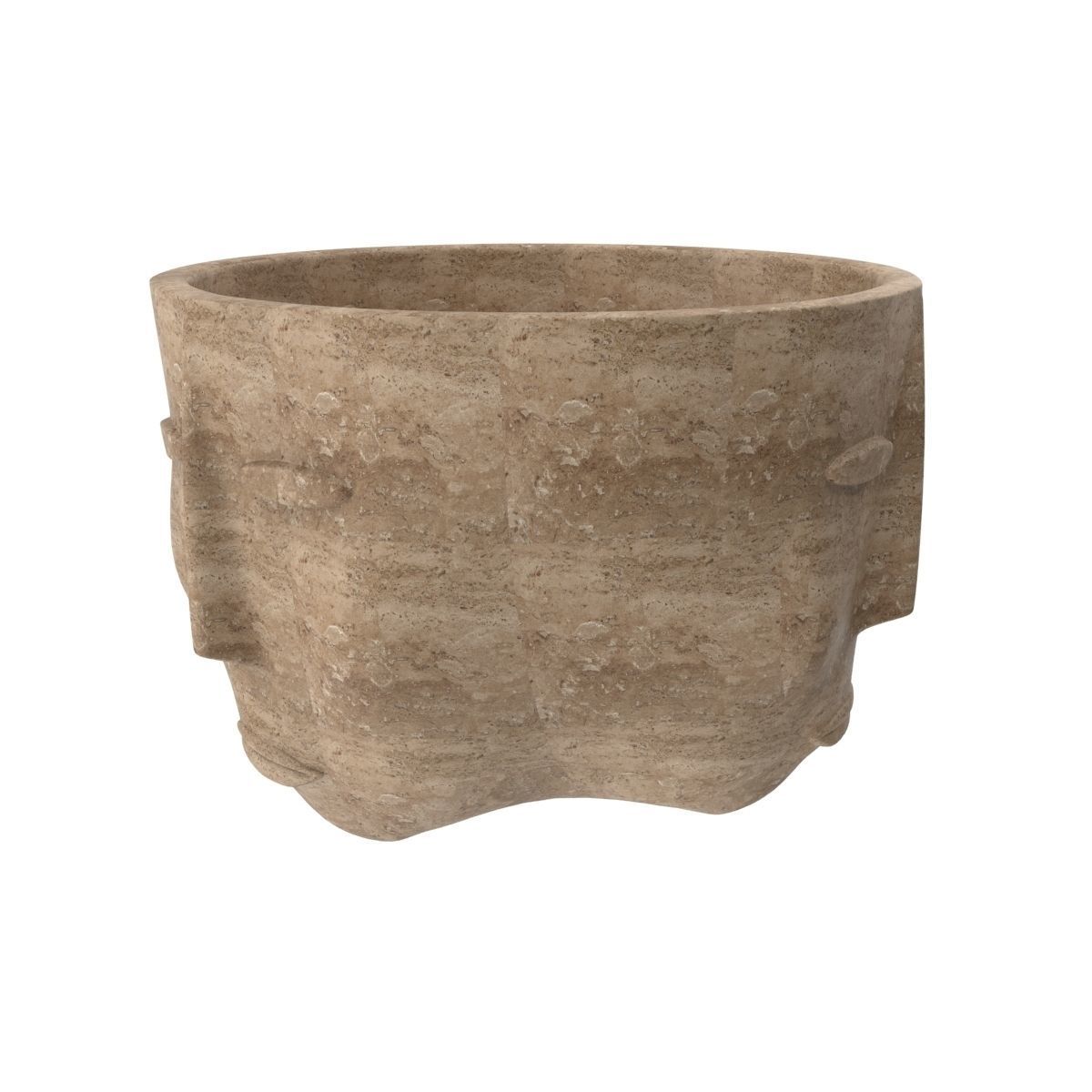 Three faces one vase 3D model_34