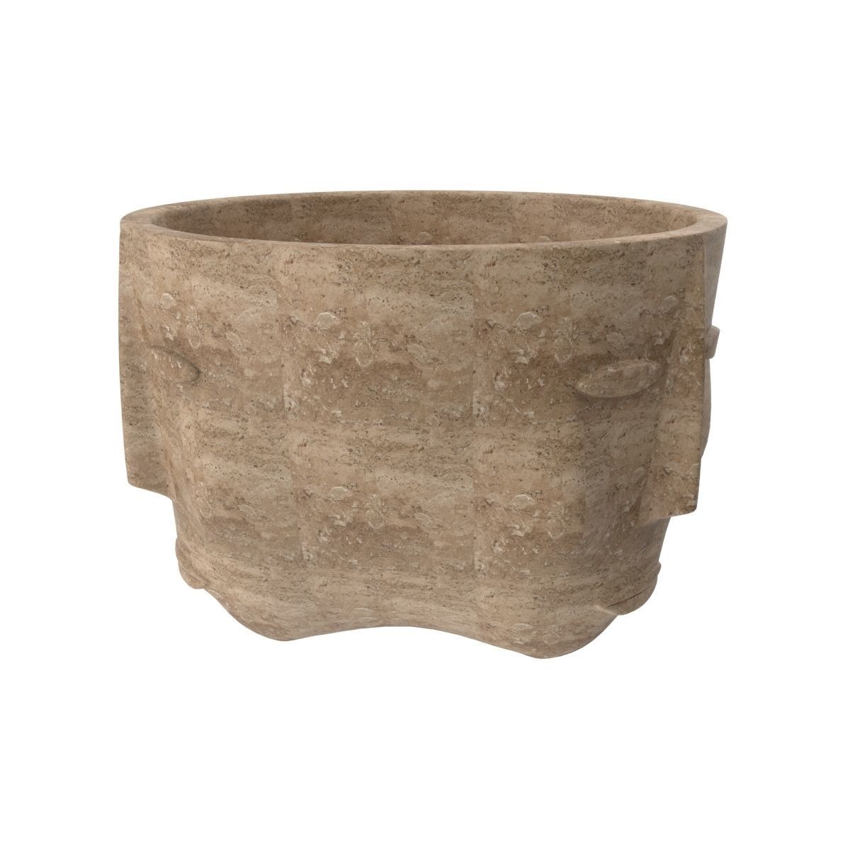 Three faces one vase 3D model_8