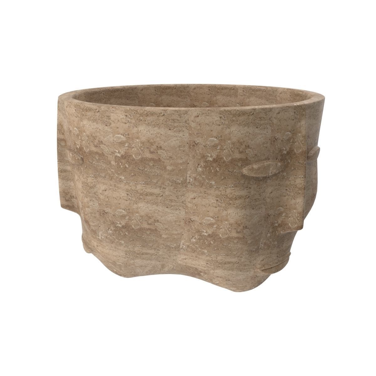 Three faces one vase 3D model_19