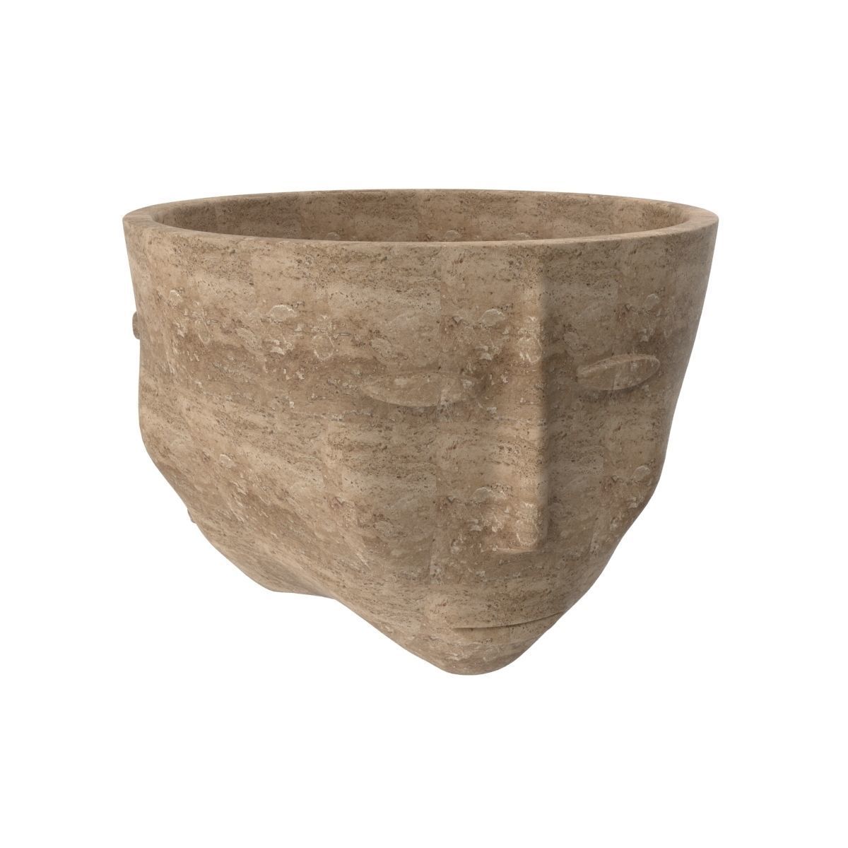 Three faces one vase 3D model_29