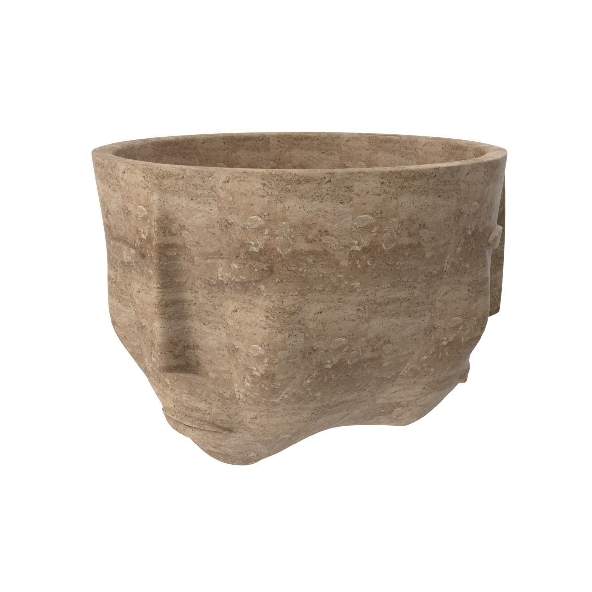 Three faces one vase 3D model_21