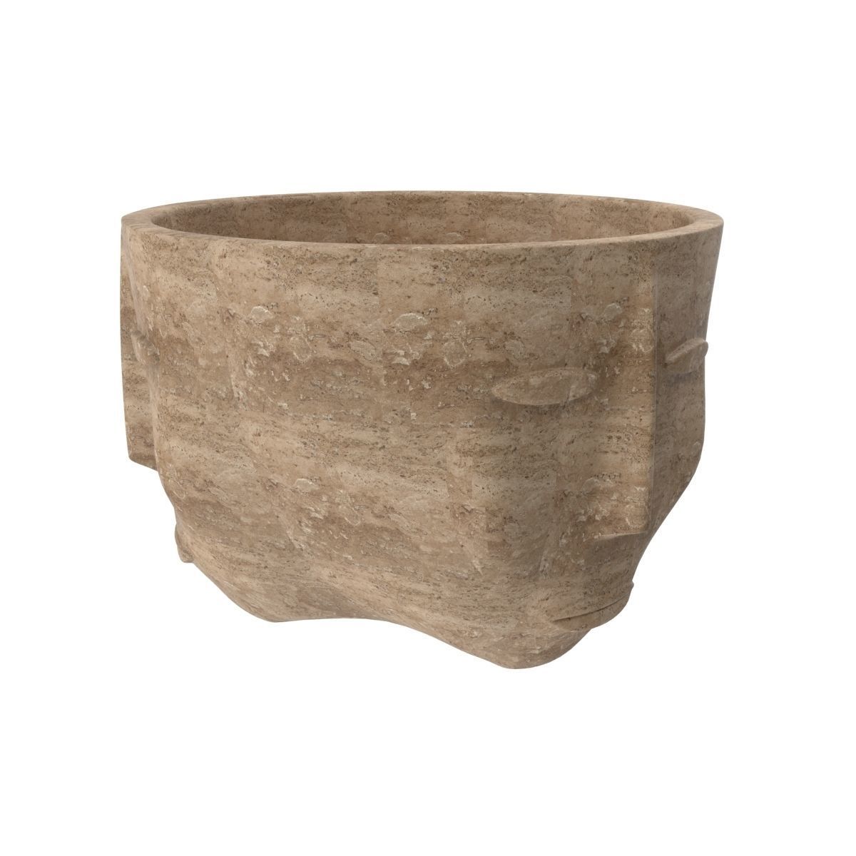 Three faces one vase 3D model_30