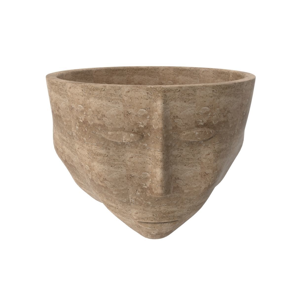 Three faces one vase 3D model_15