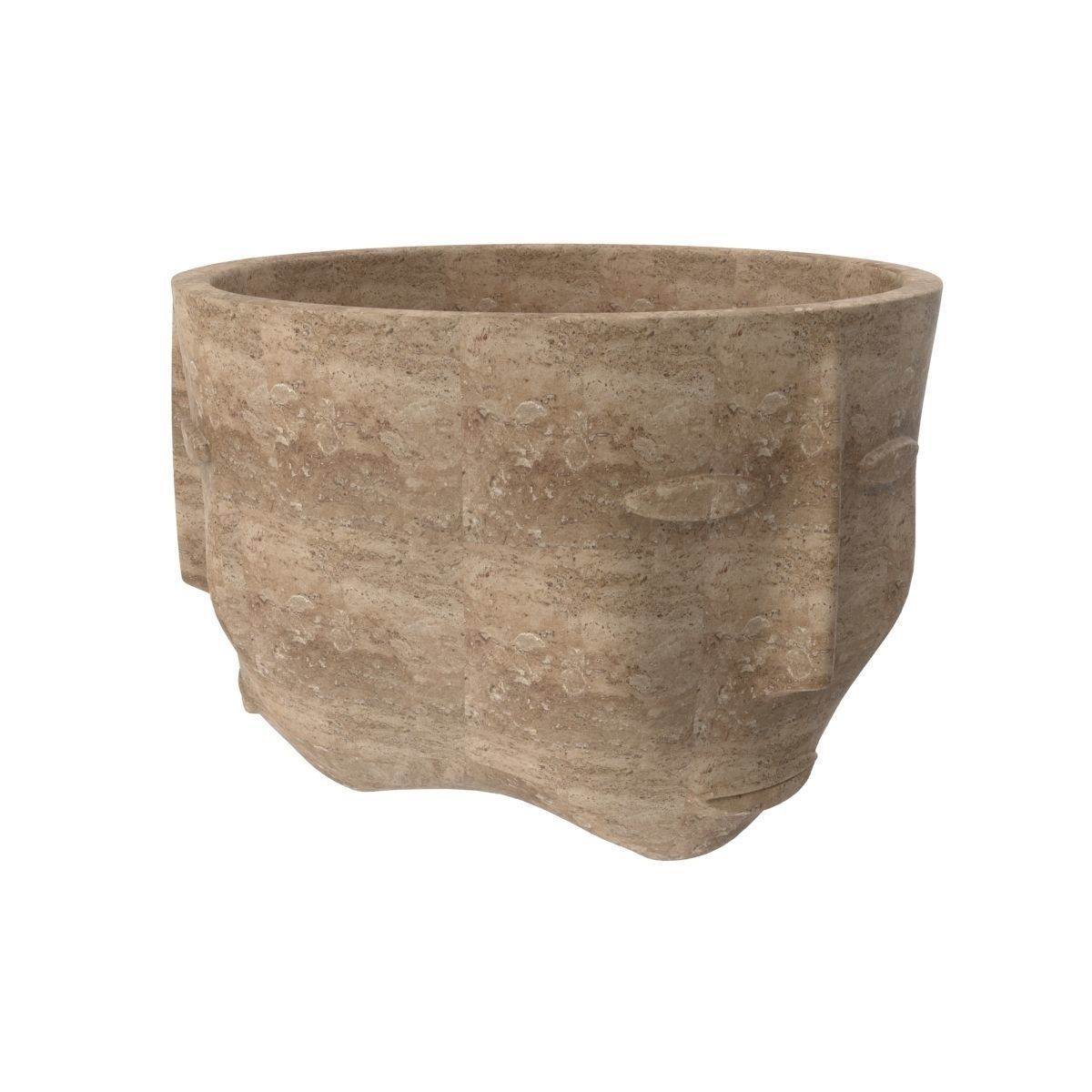 Three faces one vase 3D model_18