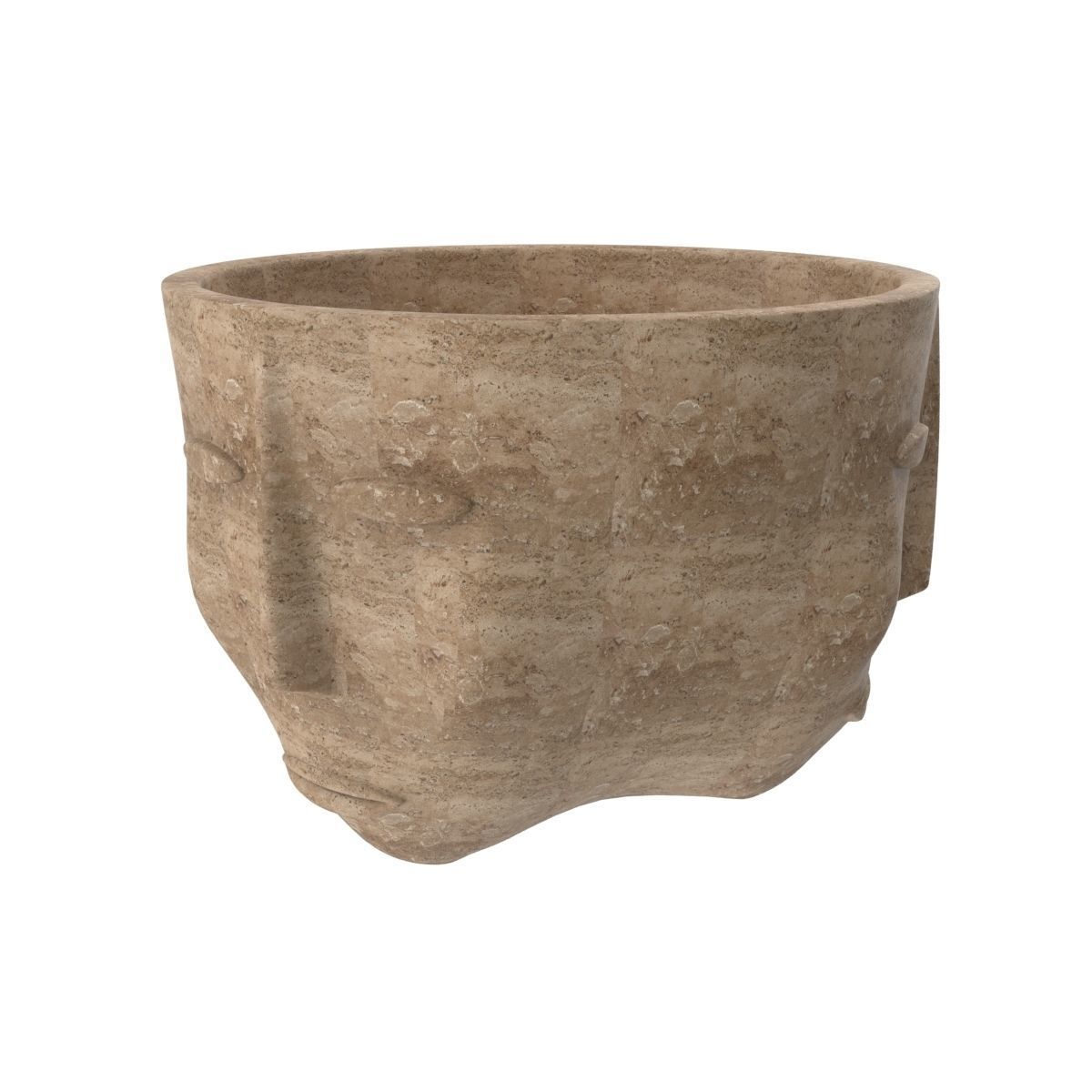 Three faces one vase 3D model_12