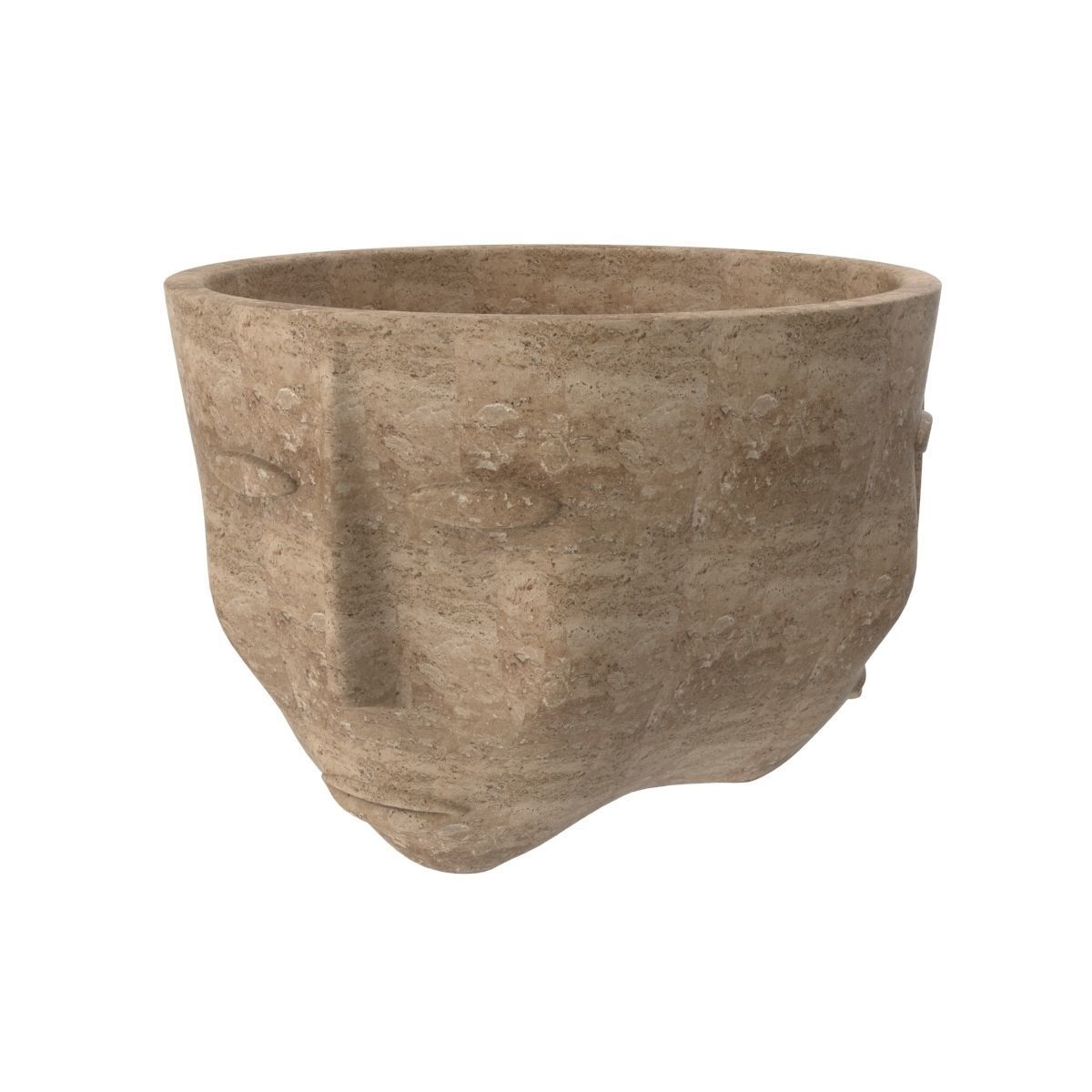 Three faces one vase 3D model_11