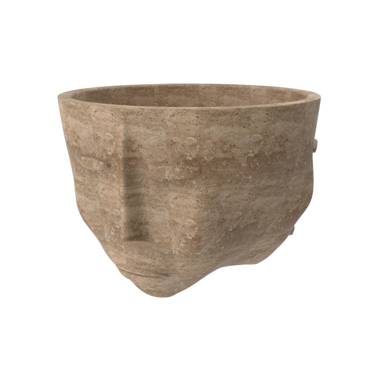 Three faces one vase 3D model_23