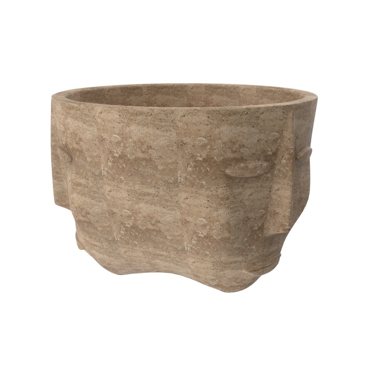 Three faces one vase 3D model_10