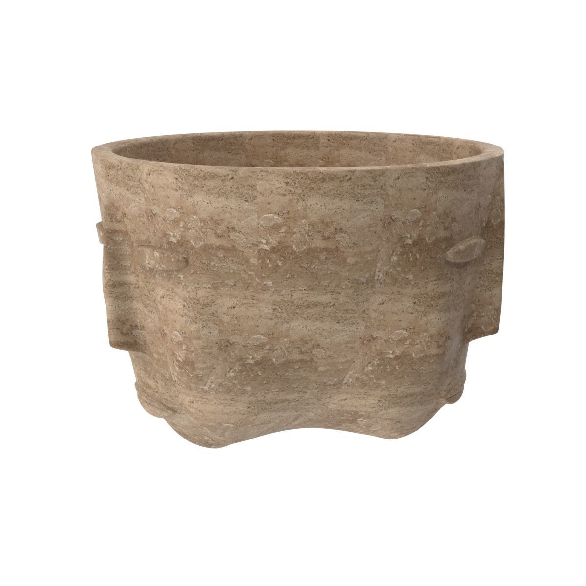 Three faces one vase 3D model_22