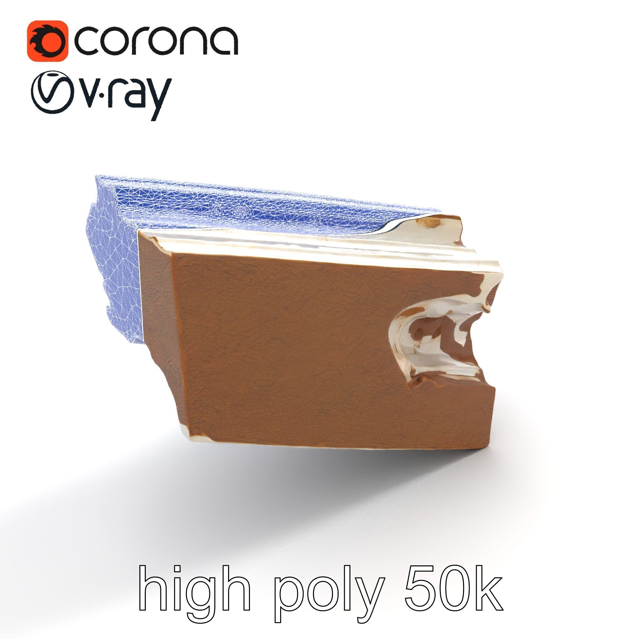 Time-Worn Moldings Realistic Texture model pack Low-poly 3D model_21