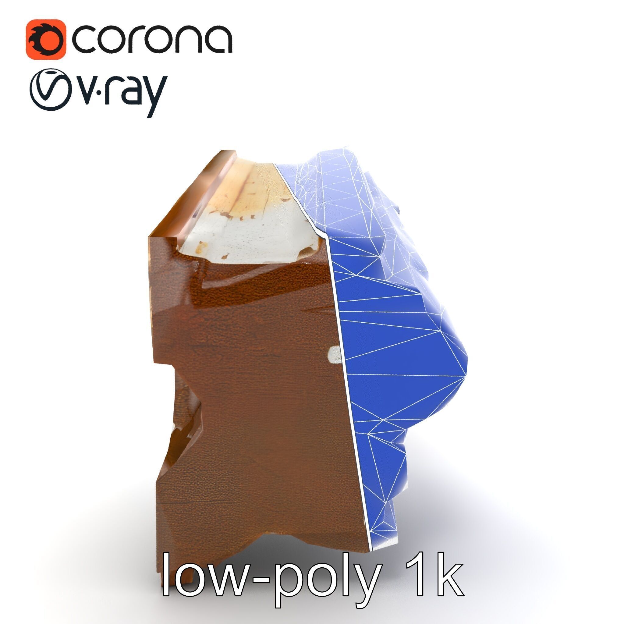 Time-Worn Moldings Realistic Texture model pack Low-poly 3D model_16