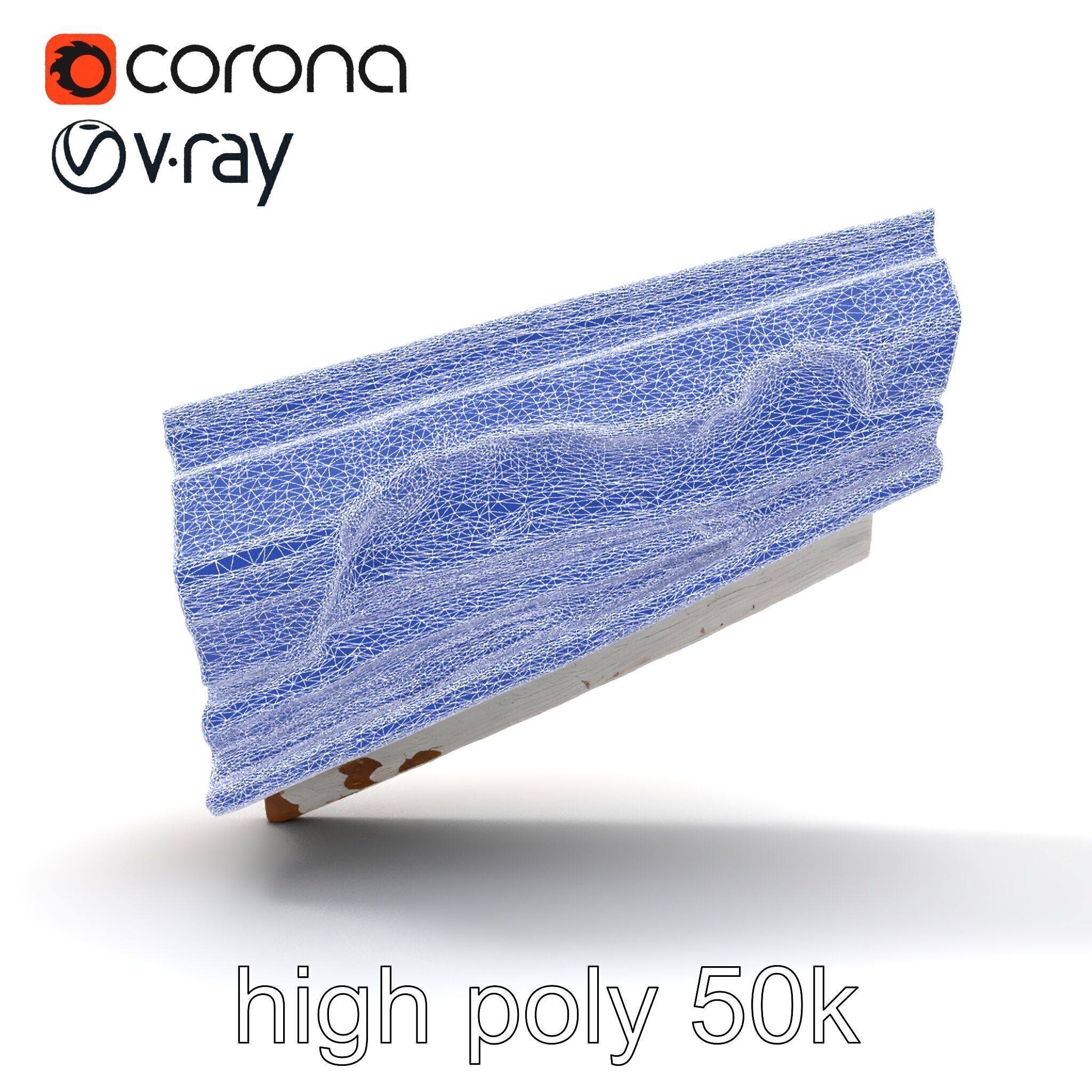 Time-Worn Moldings Realistic Texture model pack Low-poly 3D model_17