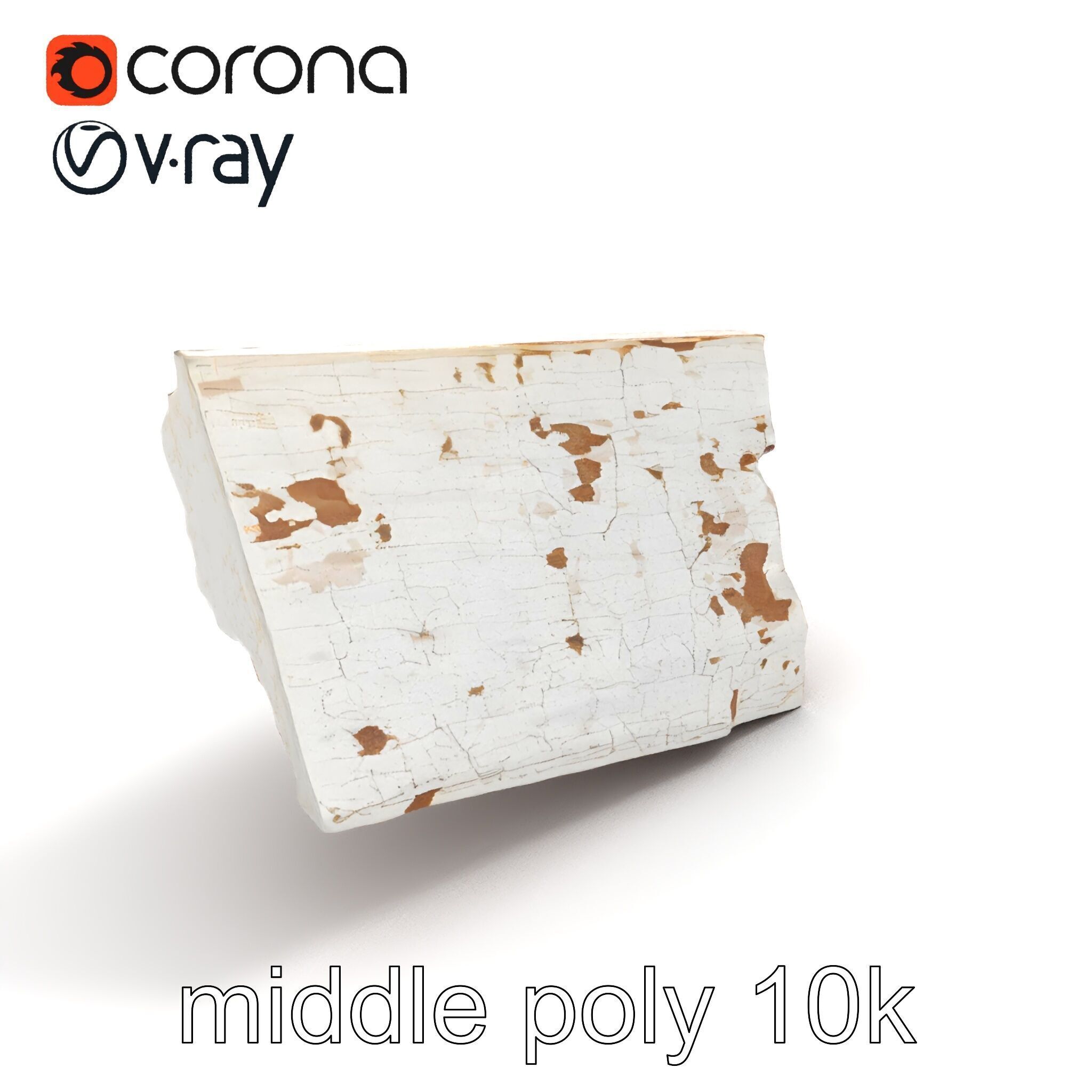 Time-Worn Moldings Realistic Texture model pack Low-poly 3D model_8