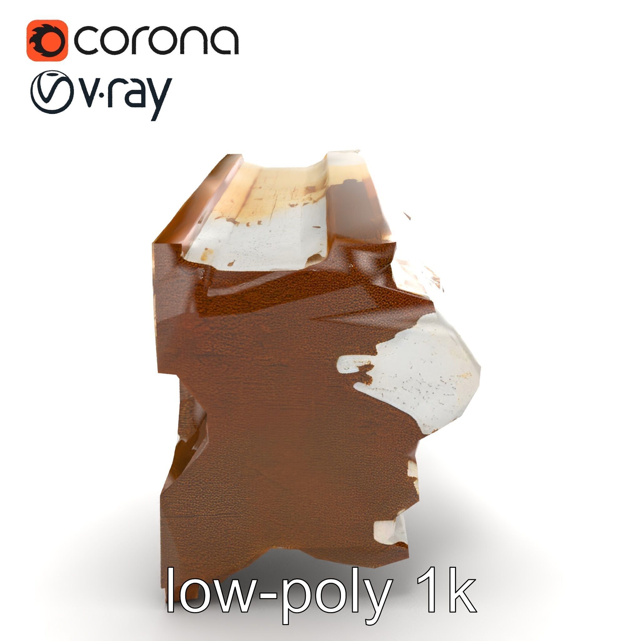 Time-Worn Moldings Realistic Texture model pack Low-poly 3D model_29