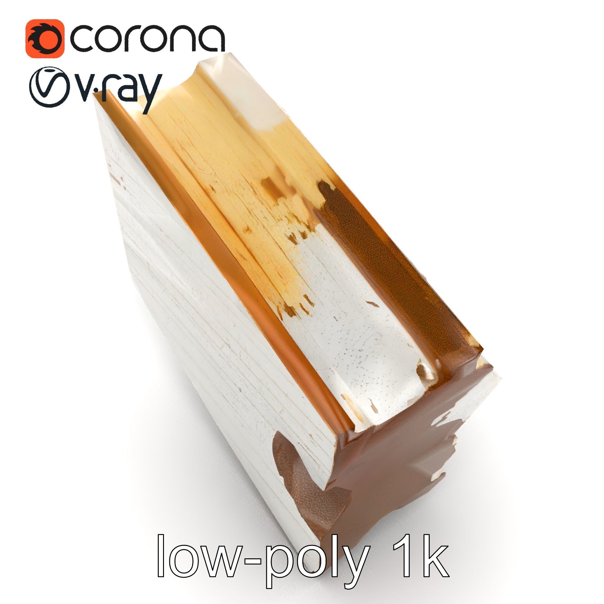 Time-Worn Moldings Realistic Texture model pack Low-poly 3D model_15