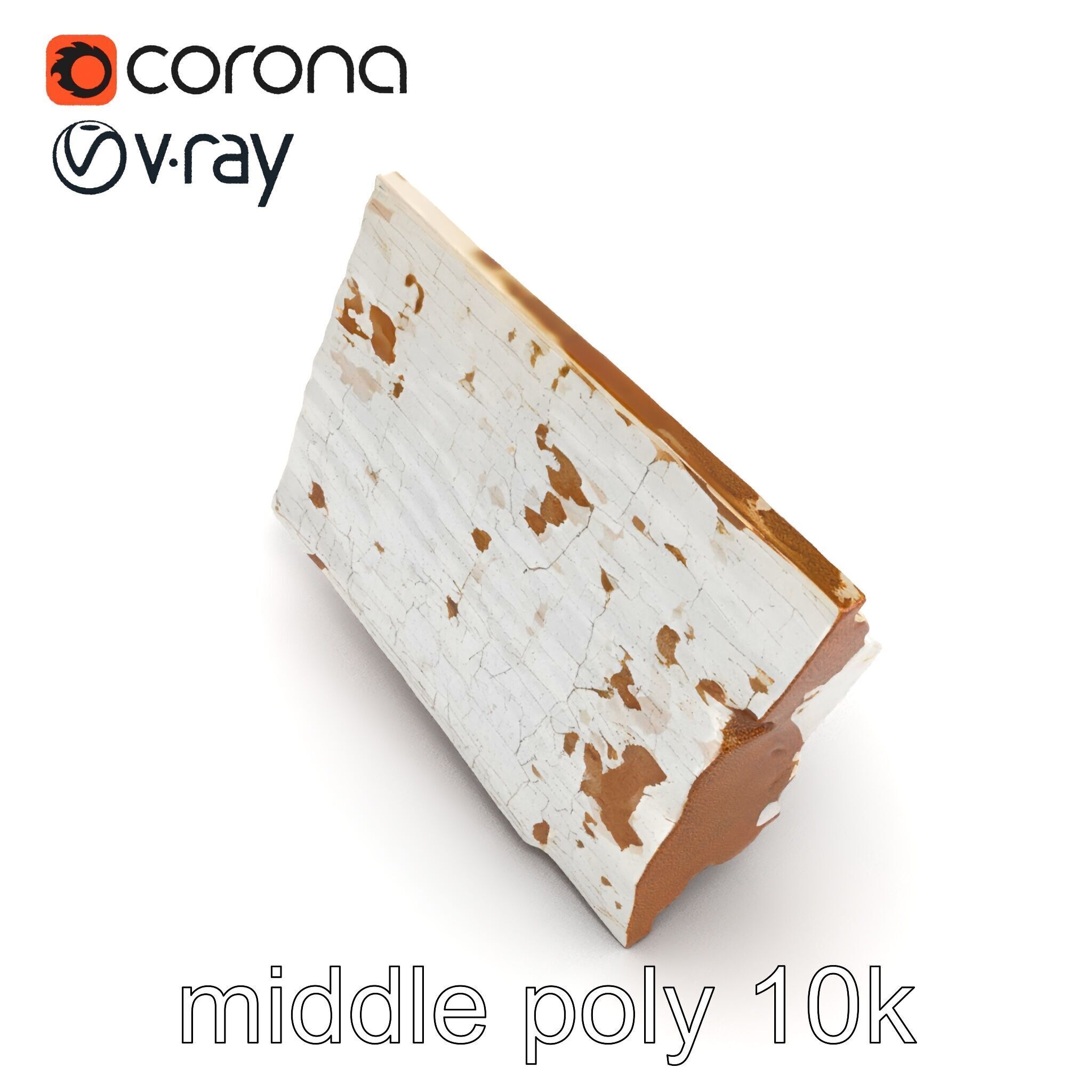 Time-Worn Moldings Realistic Texture model pack Low-poly 3D model_31