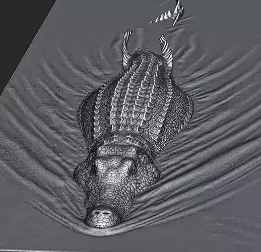 Crocodile for 3D Printing