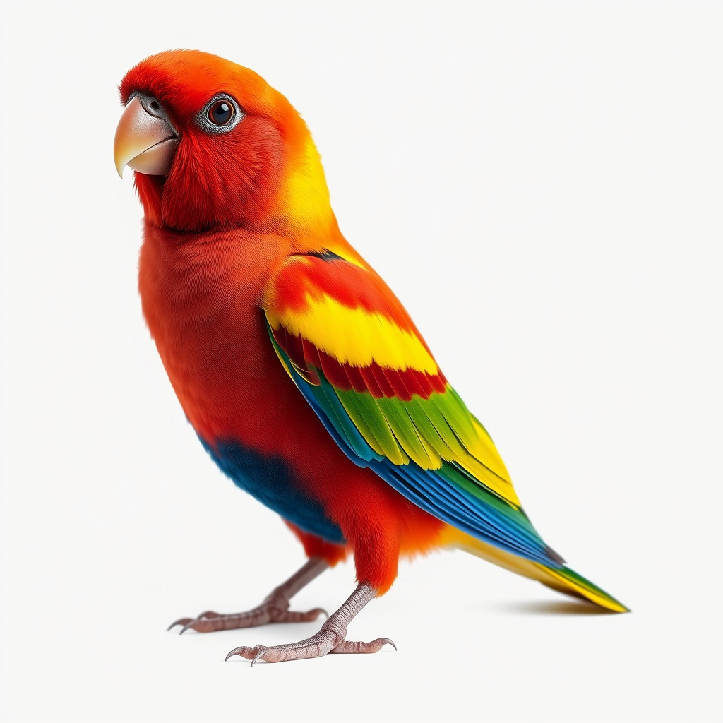 Vibrant Rosella Parrot 3D model pack Low-poly 3D model_4