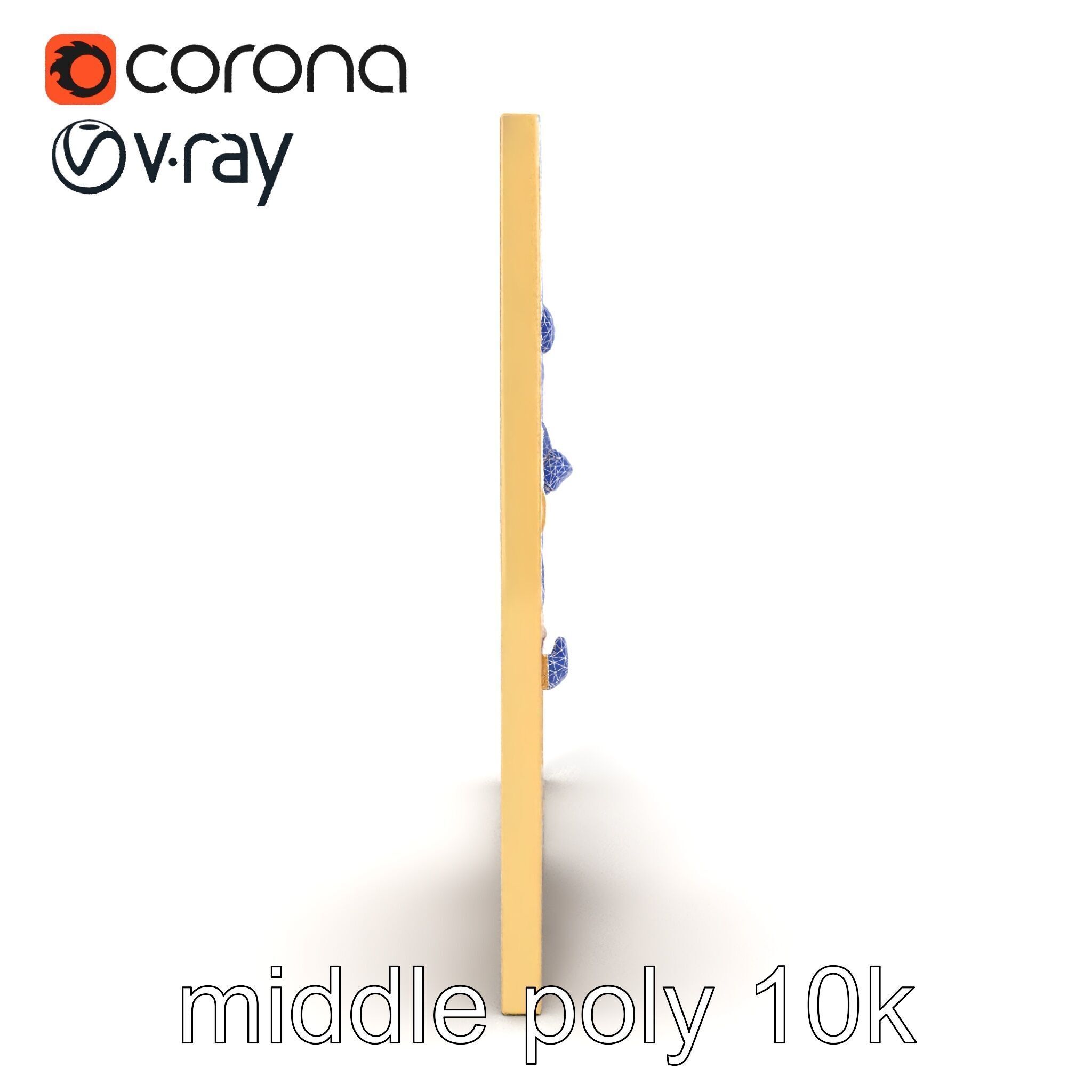 Art Nouveau Botanical Wall Panel model pack Low-poly 3D model_21