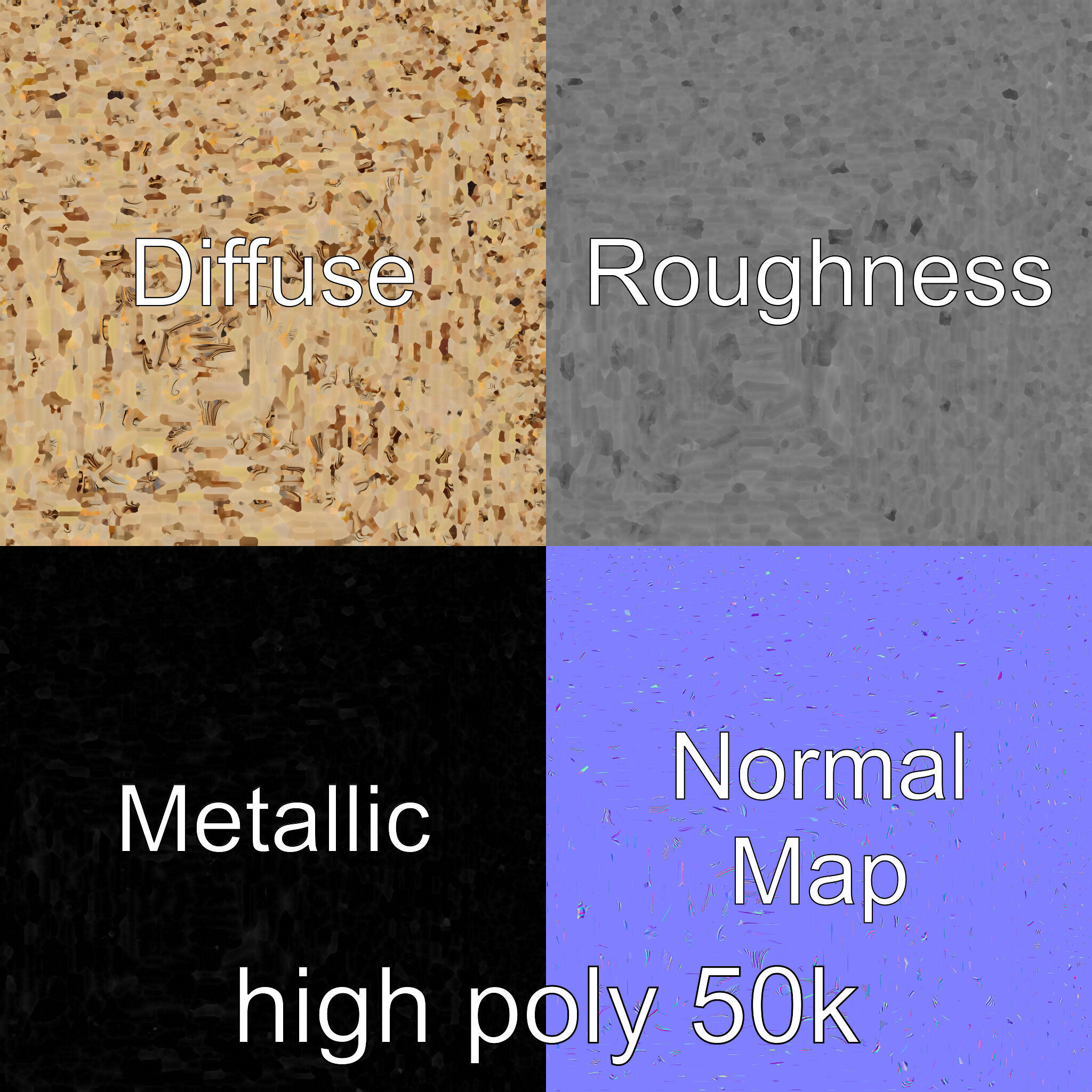 Art Nouveau Botanical Wall Panel model pack Low-poly 3D model_3