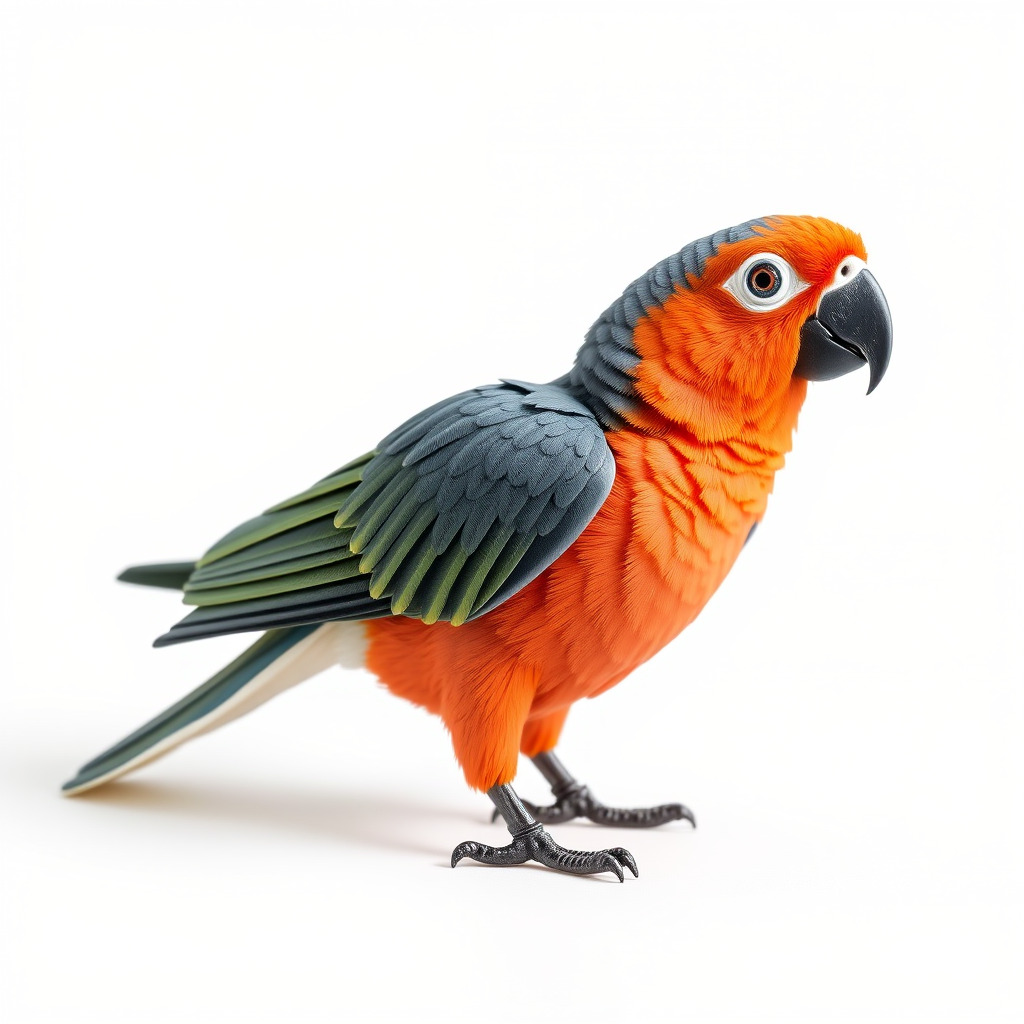 Vibrant Parrot Species Characteristics model pack Low-poly 3D model_3