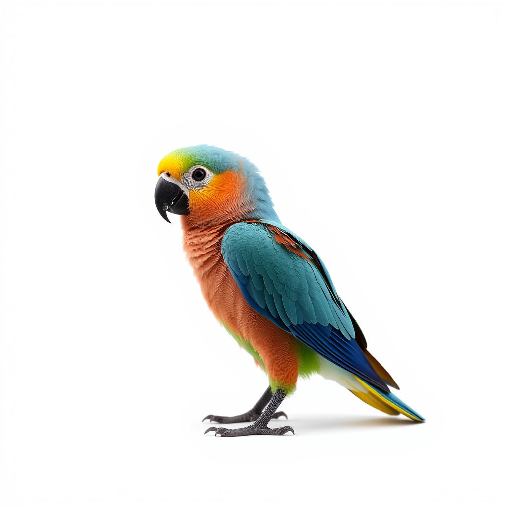 Colorful Parrot Species 3D Model Pack Low-poly 3D model_3