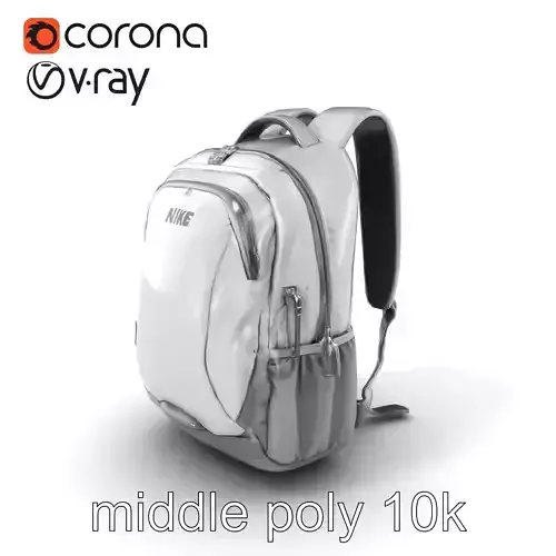 Travel-friendly Sports Backpack Model Pack Low-poly 3D model