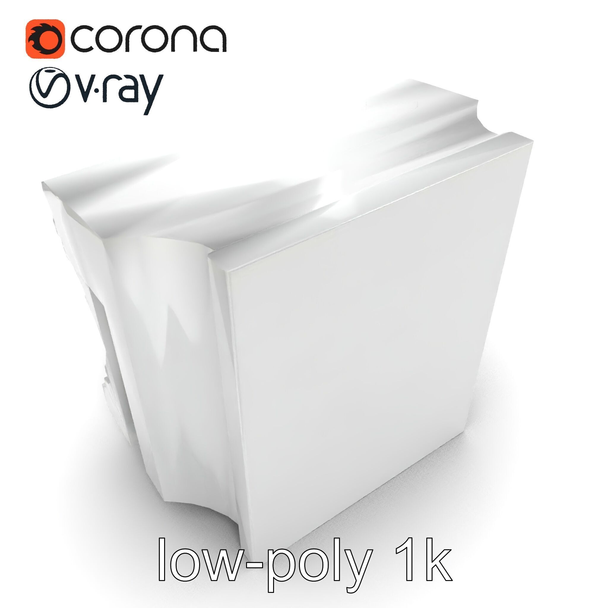 Refined Classic Moldings model pack Low-poly 3D model_22