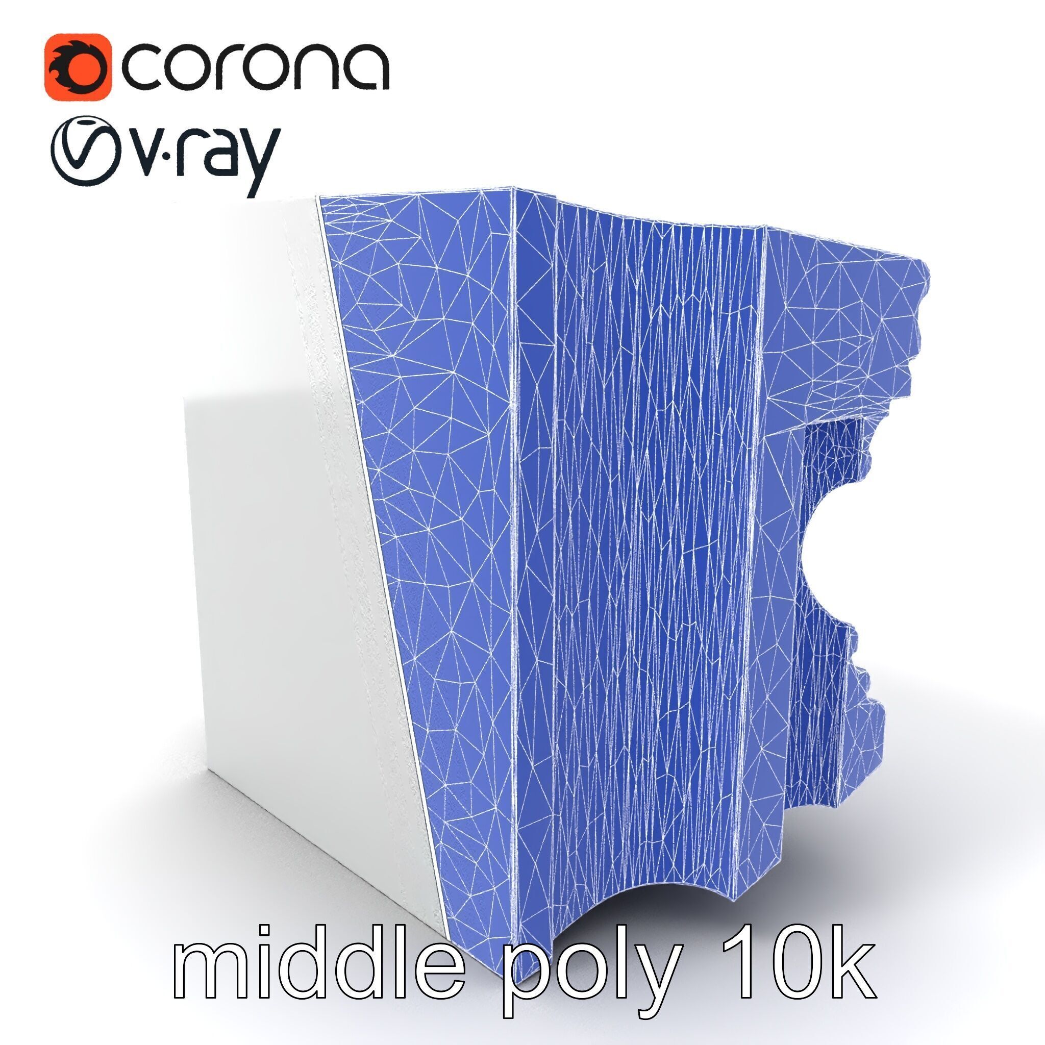 Refined Classic Moldings model pack Low-poly 3D model_5