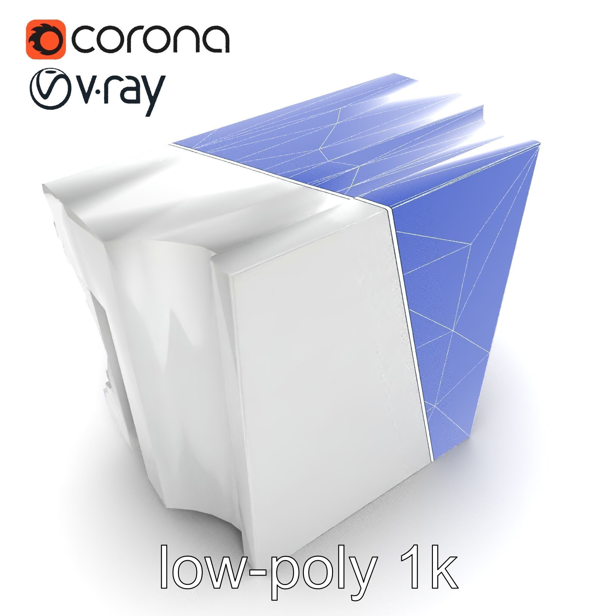 Refined Classic Moldings model pack Low-poly 3D model_20