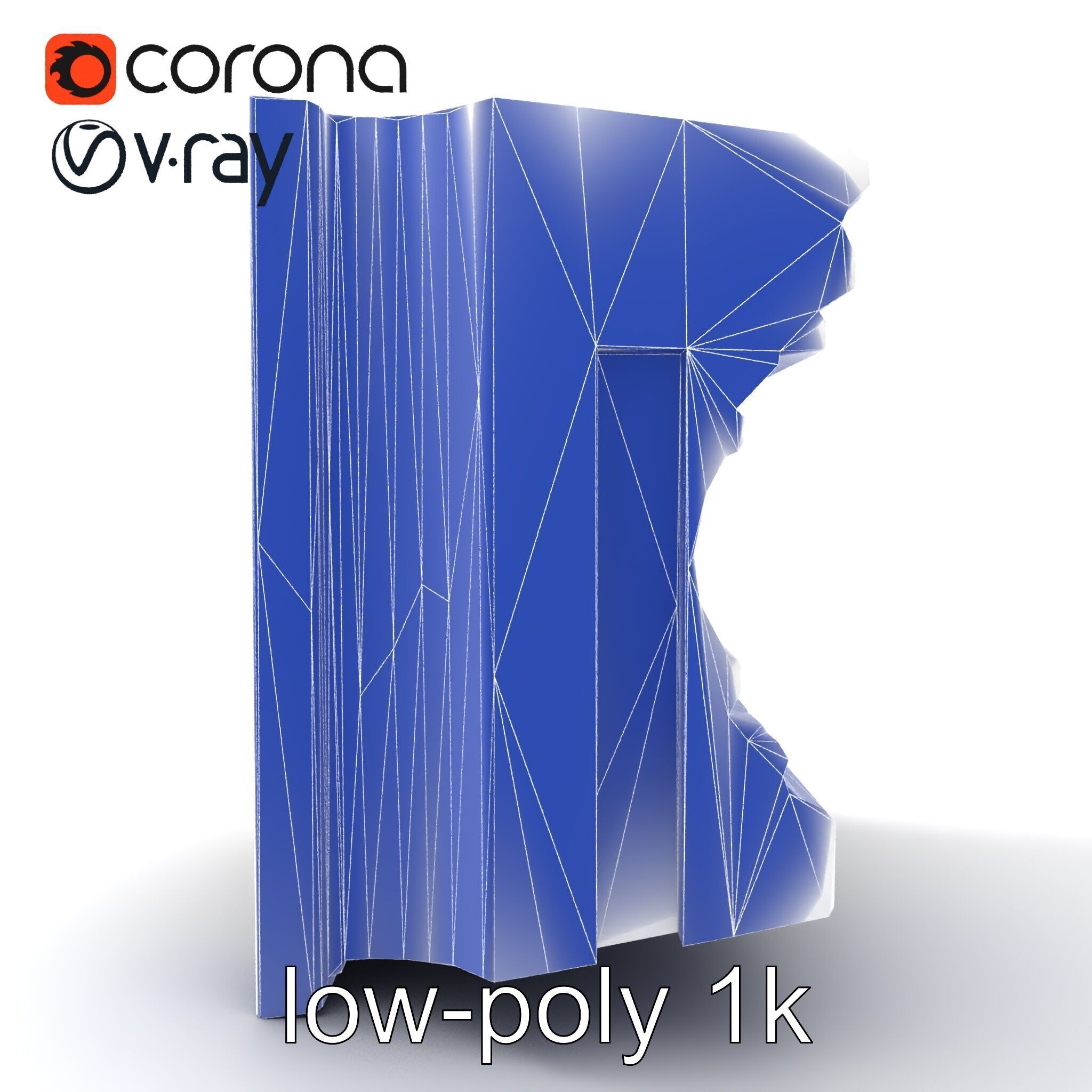 Refined Classic Moldings model pack Low-poly 3D model_23