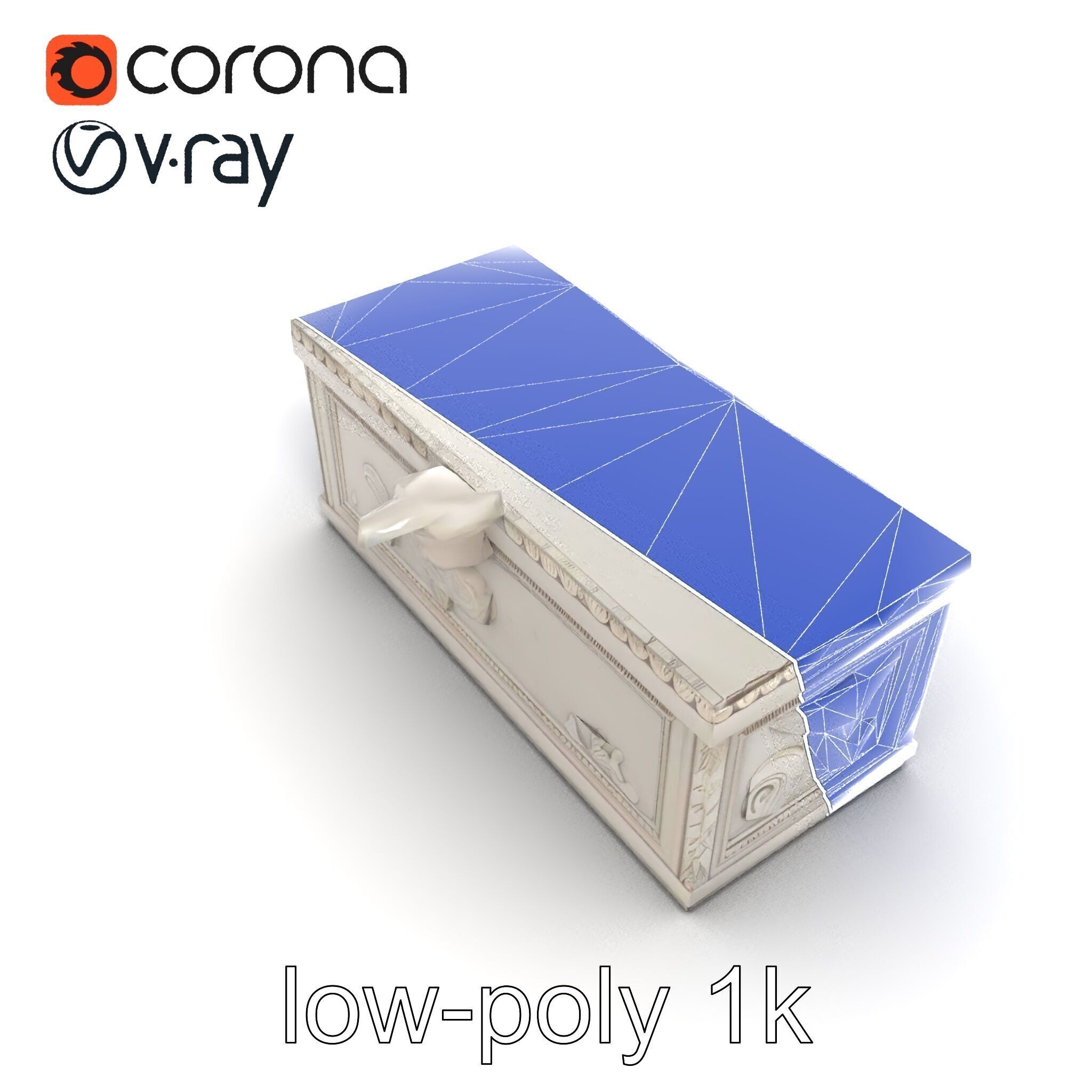 Giant Molding Elements Architectural Decor model pack Low-poly 3D model_13