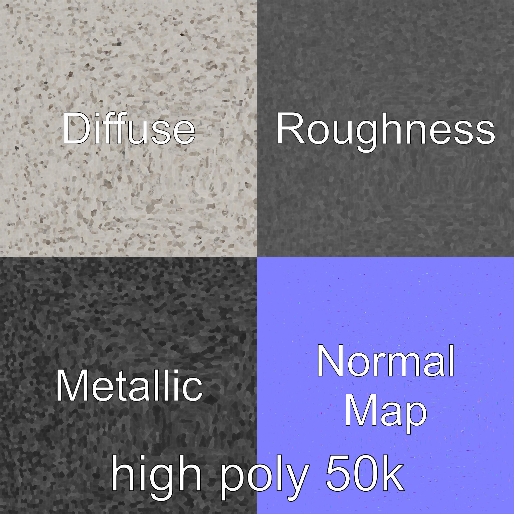 Giant Molding Elements Architectural Decor model pack Low-poly 3D model_3