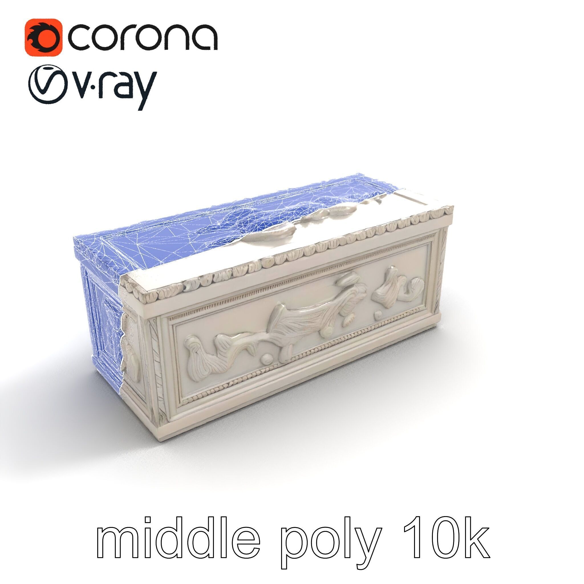 Giant Molding Elements Architectural Decor model pack Low-poly 3D model_30