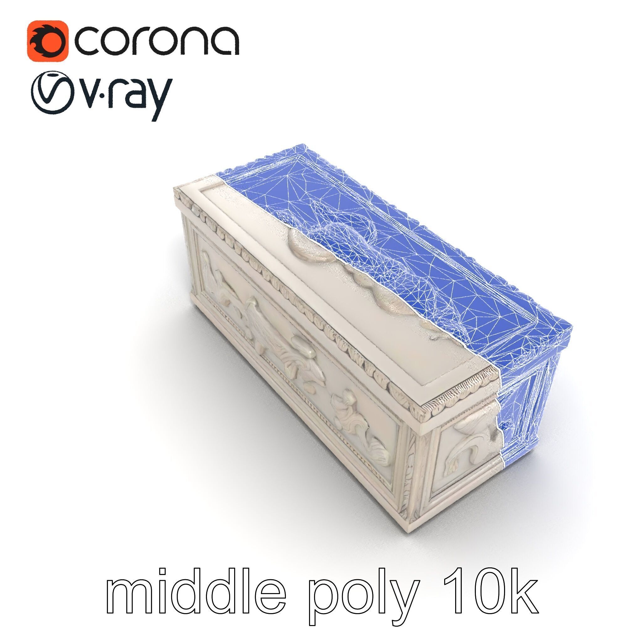 Giant Molding Elements Architectural Decor model pack Low-poly 3D model_21