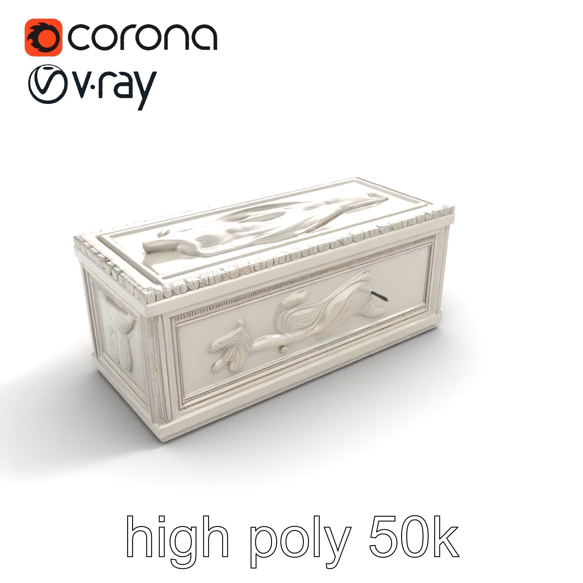 Giant Molding Elements Architectural Decor model pack Low-poly 3D model_11